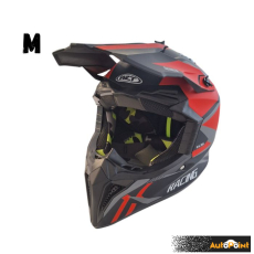 Кросова Каска 127 - M - Matt Black/Red