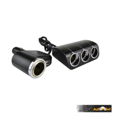 Разклонител за запалка с 4 гнезда и 1 USB - 1528