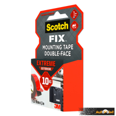 Двойнолепящо тиксо 3M Scotch FIX 19мм х 1.5м до 10кг Екстериор