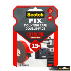 Двойнолепящо тиксо 3M Scotch FIX 19мм х 5м до 13кг Екстериор
