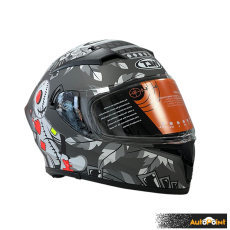 Каска за мотор 108 - размер M - Matt Grey 4