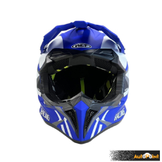 Мотокрос Каска 127 - размер S - Blue / White 2