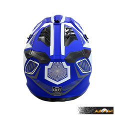 Мотокрос Каска 127 - размер S - Blue / White 2