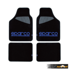 Стелки мокет SPC1901A Sparco Черни-Сини 4БР/К-Т