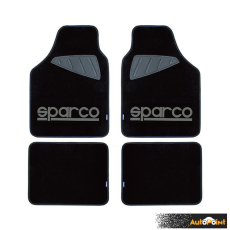 Стелки мокет SPC1902A Sparco Черни-Сиви 4БР/К-Т