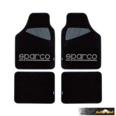 Стелки мокет SPC1902A Sparco Черни-Сиви 4БР/К-Т