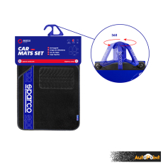 Стелки мокет Sparco SPF510BL 4БР/К-Т Със синьо