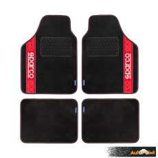 Стелки мокет Sparco SPF510RD 4БР/К-Т С червено