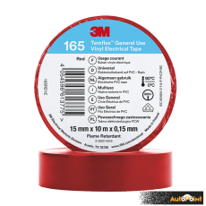 Изолирбанд 3M Темфлекс 165 15мм*10м Червен