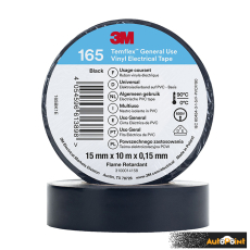Изолирбанд 3M Темфлекс 165 15мм*10м Черен