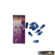 Крушка Maxxx light - T10 сини 5W 10бр/к-т