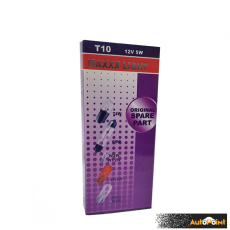 Крушка Maxxx light - T10 сини 5W 10бр/к-т