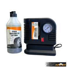 Компресор за гуми с лепило 12V - 60800