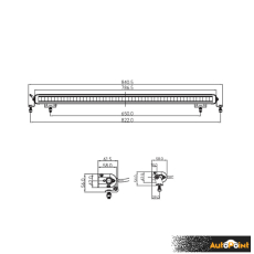 Лед бар 135W 31" 12-24V