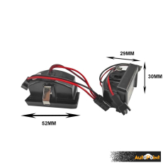Опушени LED плафони регистрационен номер V-030216 съвместими с BMW 1-Series / 2-Series / 3-Series / 4-Series / 5-Series / X-Series / M-Series