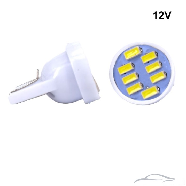 Диодни крушки Т10 - 12V 2бр/к-т