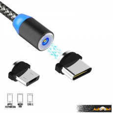 Магнитен USB кабел 3 в 1 - 2325