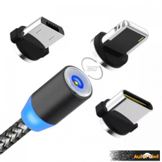 Магнитен USB кабел 3 в 1 - 2325