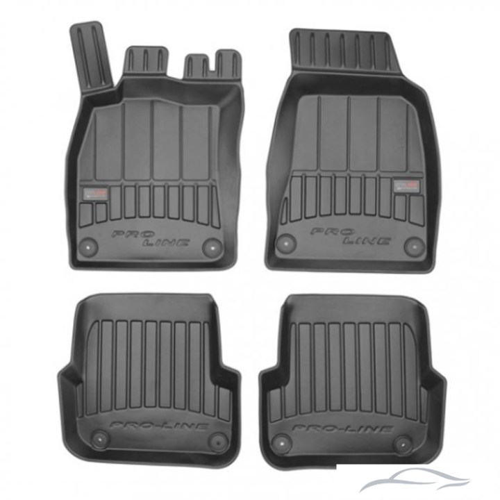 Гумени стелки Frogum Proline 3D съвместими с AUDI A6 C6 (2008-2011) 4 ЧАСТИ