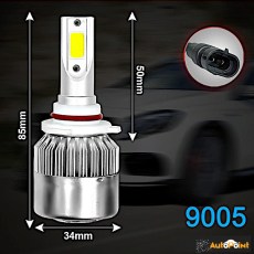 Диодни крушки C6 9005 - 36W 2бр/к-т