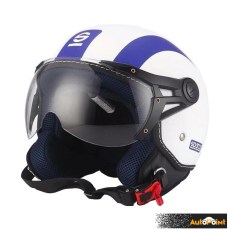 Каска за мотор Sparco BHR sp-501 бяло / синя 60052 размер S