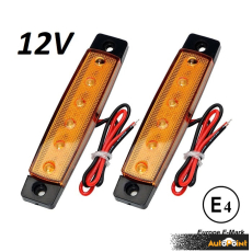 Диоден габарит с 6 LED диода - 12V жълт