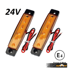 Диоден габарит с 6 LED диода - 24V жълт