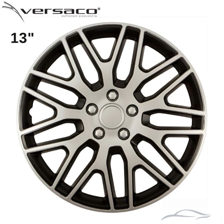 Тасове за джанти 13'' Versaco Dakar Silver/Black