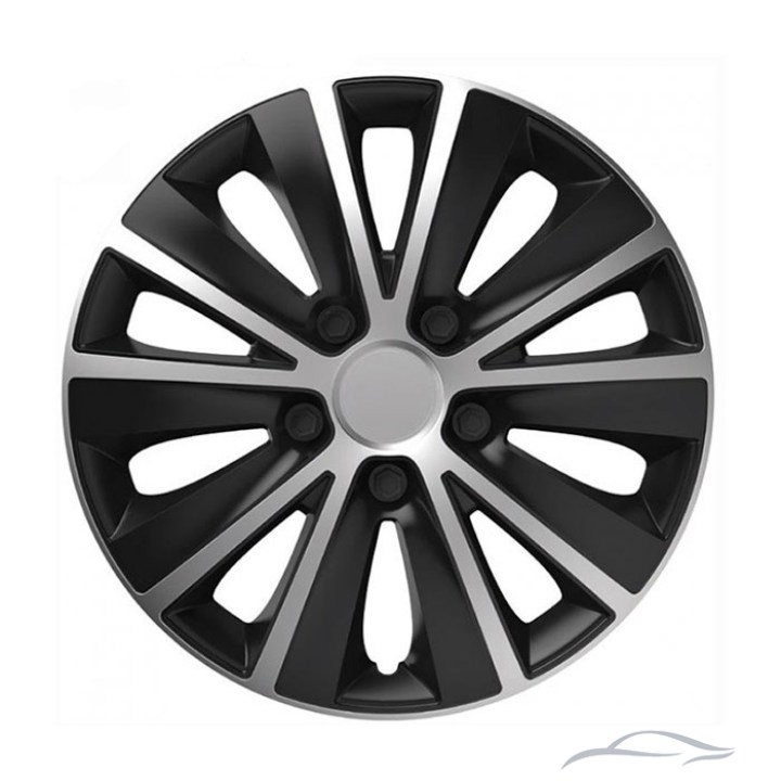 Тасове за джанти 13'' Versaco Rapid Silver / Black