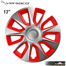Тасове за джанти 13'' Versaco Stratos Silver / Red