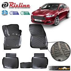Гумени стелки RizLine съвместими с Ford Mondeo 2014-