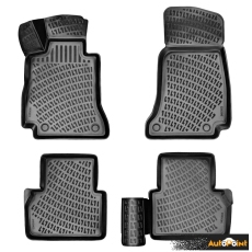 Гумени стелки RizLine съвместими с Mercedes C-class / W204 2007-2014 C209 2003-2010