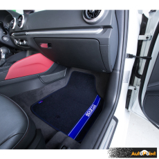 Универсални мокетни стелки Sparco - 03763BBS със синьо