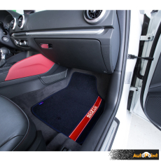 Универсални мокетни стелки Sparco - 03763BRS с червено