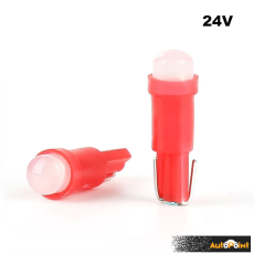 Диодни крушки за табло 24V - 28709 2бр/кт - Червен цвят