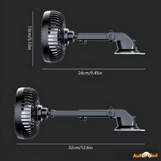 Вентилатор с вакуум захващане 6'' 12V PG591