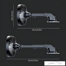 Вентилатор с вакуум захващане 6'' 12V PG591