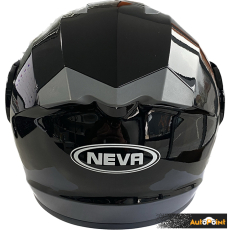 Каска за мотор - 2402-2 черна гланц