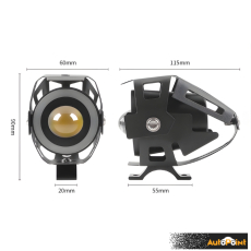 Фар за мотоциклет 1 брой 7W PA1537