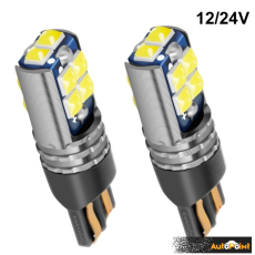 Диодни крушки 3032 10SMD - 12/24V 2бр/к-т