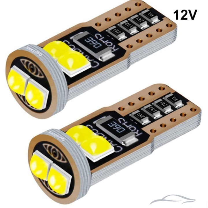 Диодни крушки 3031 6SMD - 12V 2бр/к-т