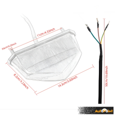 Стоп за мотоциклет PA1530 червен