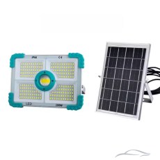 Соларен LED прожектор 100W с външен панел и дистанционно управление