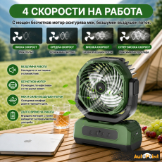 Вентилатор PA1567 + батерия и дистанционно