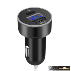 Адаптер за запалка с USB и волтметър PA1428