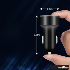 Адаптер за запалка с USB и волтметър PA1428