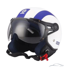 Каска за мотор Sparco BHR sp-501 бяло / синя 55332 размер M