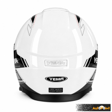 Мото каска YEMA 662-1 - S - Бяло