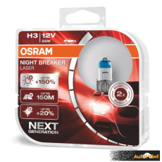 Халогенни крушки Osram Night Breaker Laser H3 2бр/к-т